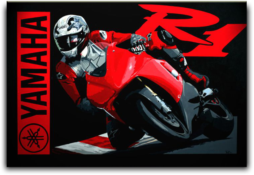 Yamaha R1 - SOLD commisioned piece