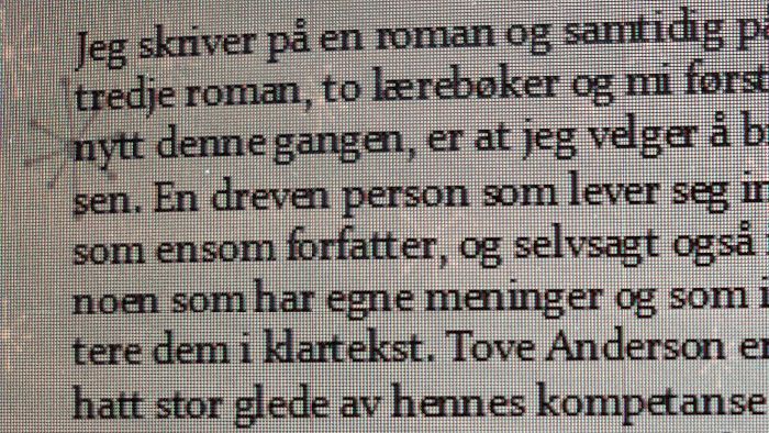 Om å få hjelp i skriveprosessen