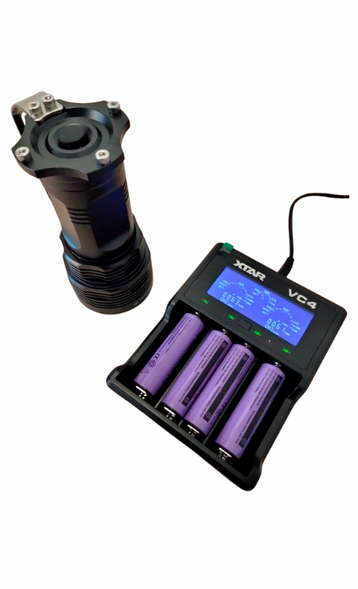 Crystal Clear Ravlygte 120w lader batterier