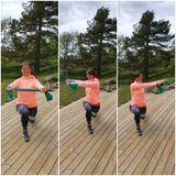 Utfallssteg med vridning