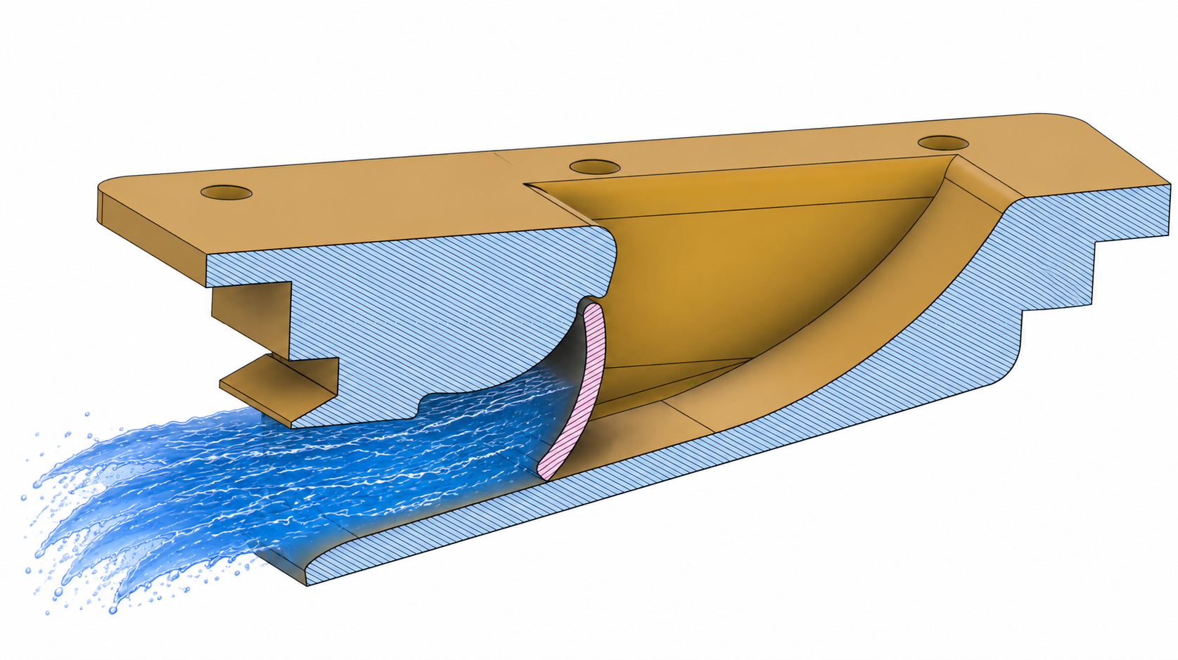 NK bailer with flap