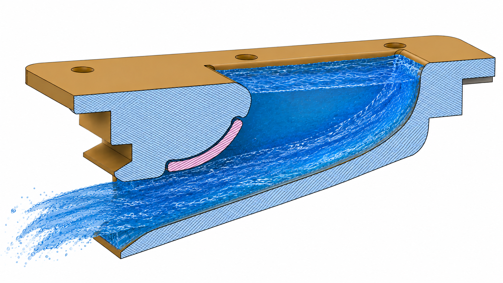 NK bailer with flap