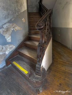 Die Treppe zum Dachboden