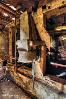 Alte Sackabfüllung im Keller