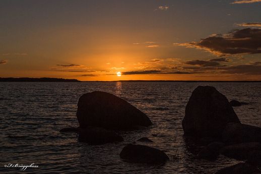 Sonnenuntergang in Schweden