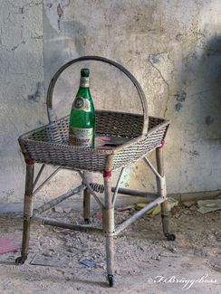 Der Weinservierwagen
