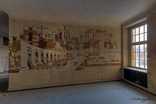 Wandgemälde eines unbekanten Künstlers