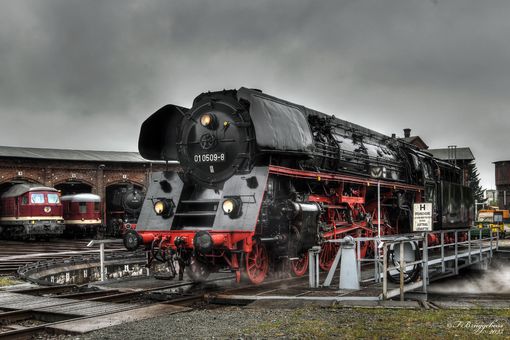 01 0509-8 Auf der Drehscheibe