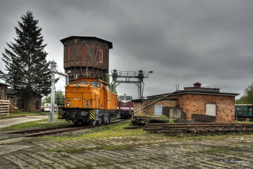 Auf dem Bahngelände