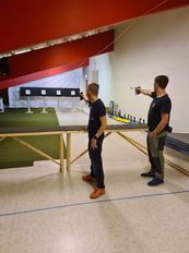 Trening pistol Fauske Idrettshall