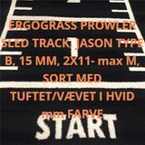 ErgoGrass-Prowler-Sled-Track,-Jason-Type-B,-15-mm,-2x11-m,-sort-med-tu