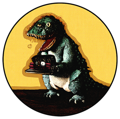 Godzilla holding a time bomb