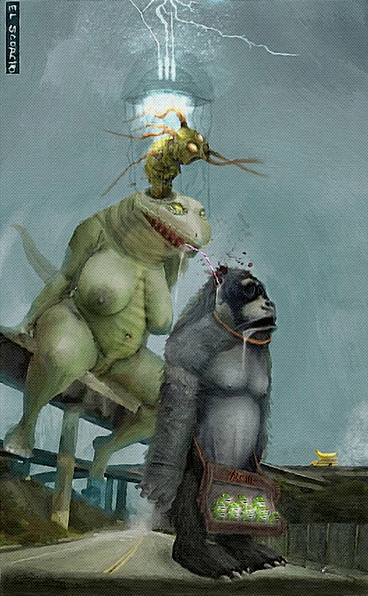 Animals nude king kong
