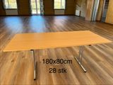 Stor firekantet bord