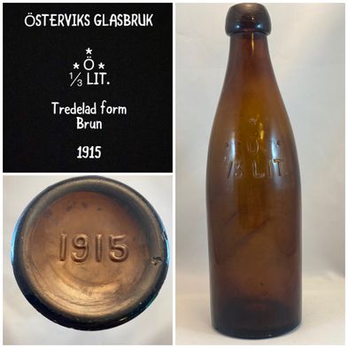 Östervik-1915-Knoppflaska-knoppölflaska-knoppölsflaska-flaska-brun-kno