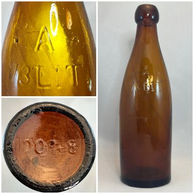 Arboga-glasbruk-1907-8-mitti-halvflaska-knoppöl-knoppflaska-knoppölfla