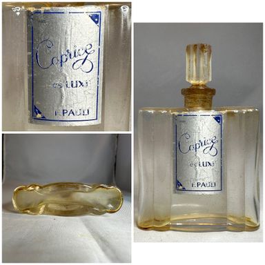 Caprice-deluxe-f-pauli-etikett-parfymflaska