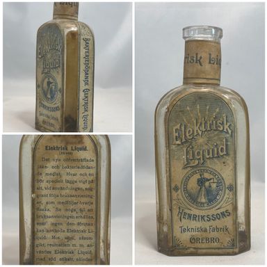 elektrisk-liquid-henrikssons-tekniska-fabrik-örebro-etikett-flaska