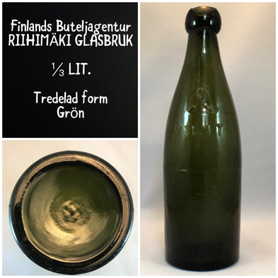 Knoppflaska Finlands Buteljagentur ⅓ LIT.