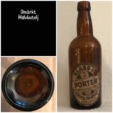 Omerkt-Porterflaska-halvbutelj-engelsk -modell