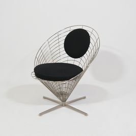 Panton wire cone chair