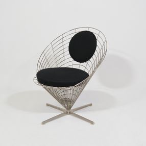 Panton wire cone chair