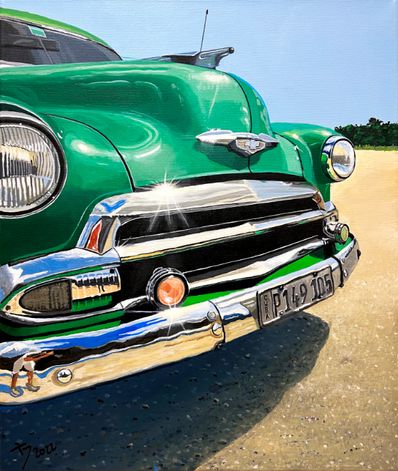 GREEN CHEVY