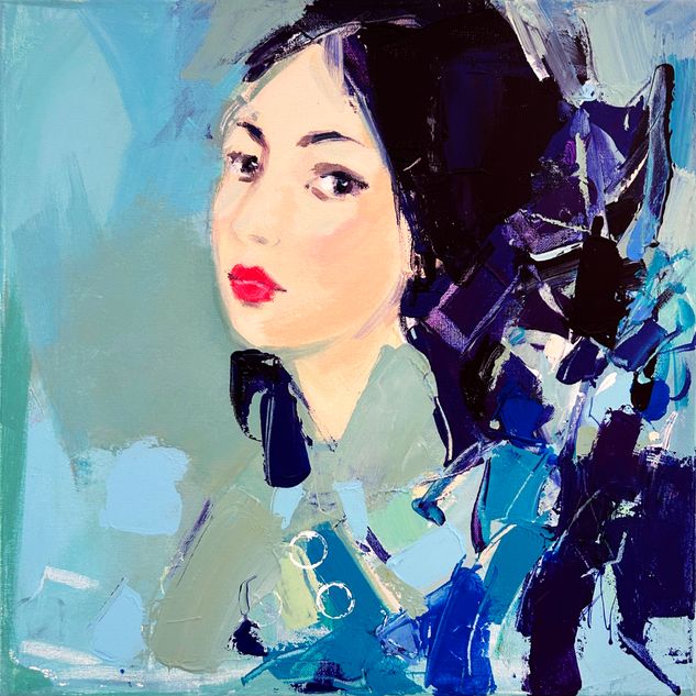 WOMAN BLUE