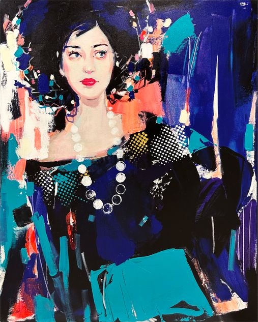 WOMAN WITH JEWELRY