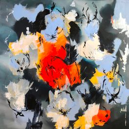 Vi sætter kurs mod sommeren 100x100 cm