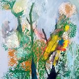 Fri fugle 20. 50 x 50 cm
