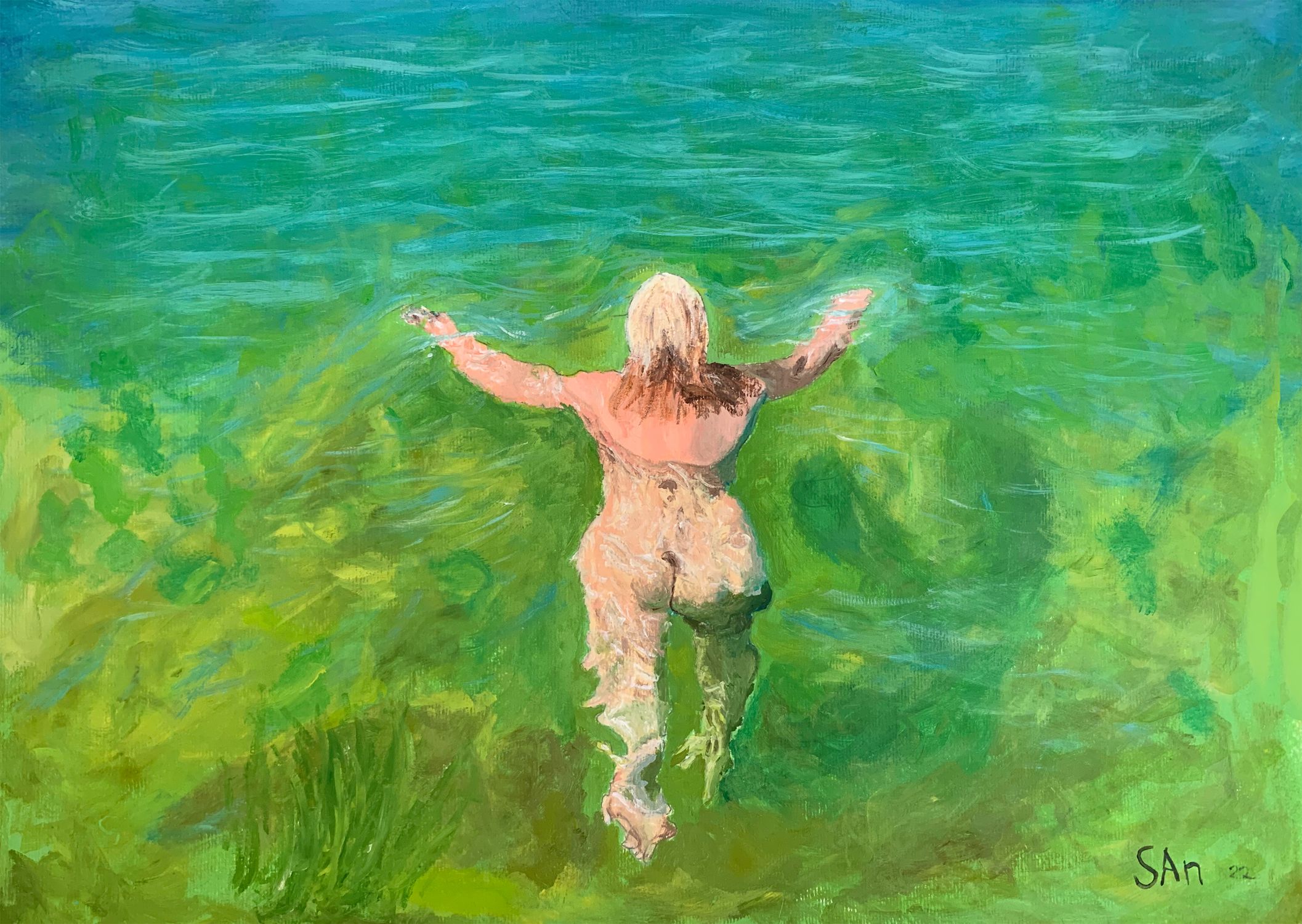 Swimming in Öresund
