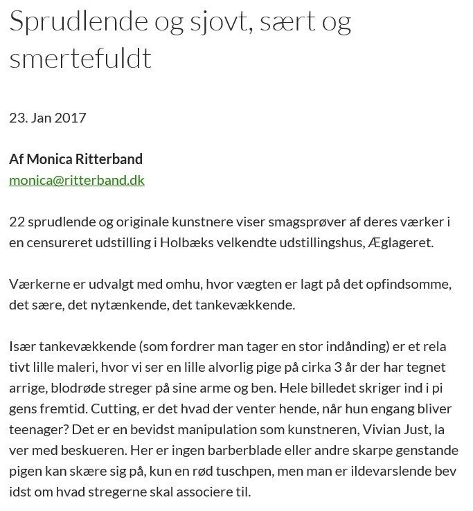 Omtale af maleriet 