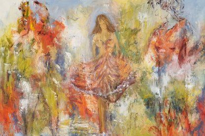 Wonderland 90x120 i sølvramme