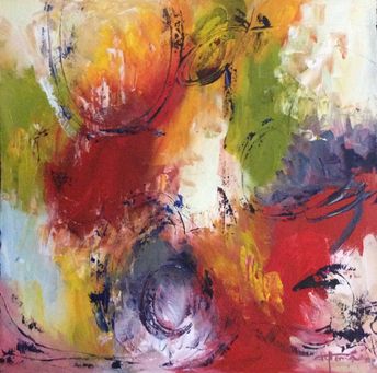 Abstrakt 1 60x60 - solgt