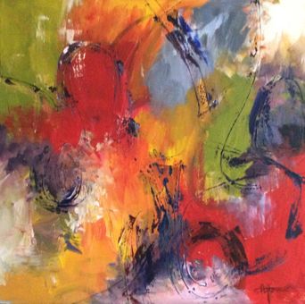 Abstrakt 2 60x60 - solgt