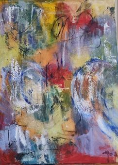 Colorful 2a2 80x60 i sort ramme - solgt