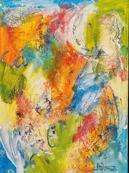 Fantasy 2a2 40x30 i sort ramme
