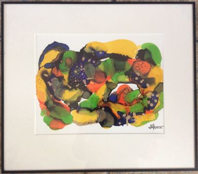 1 stk med guld 35x40 cm rammemål - Solgt
