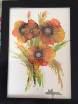 24x35 i sort træramme