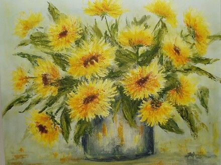 Solsikker 40x50 cm - 