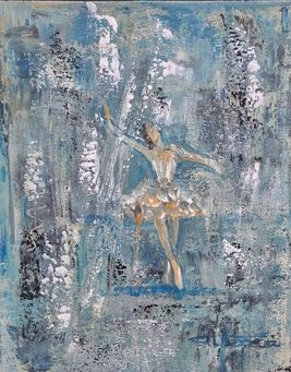 Ballet 30x24 i ramme