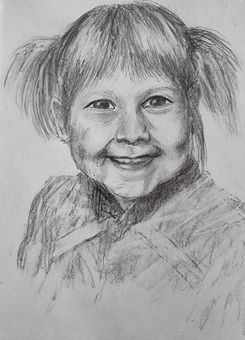 tegning Trine