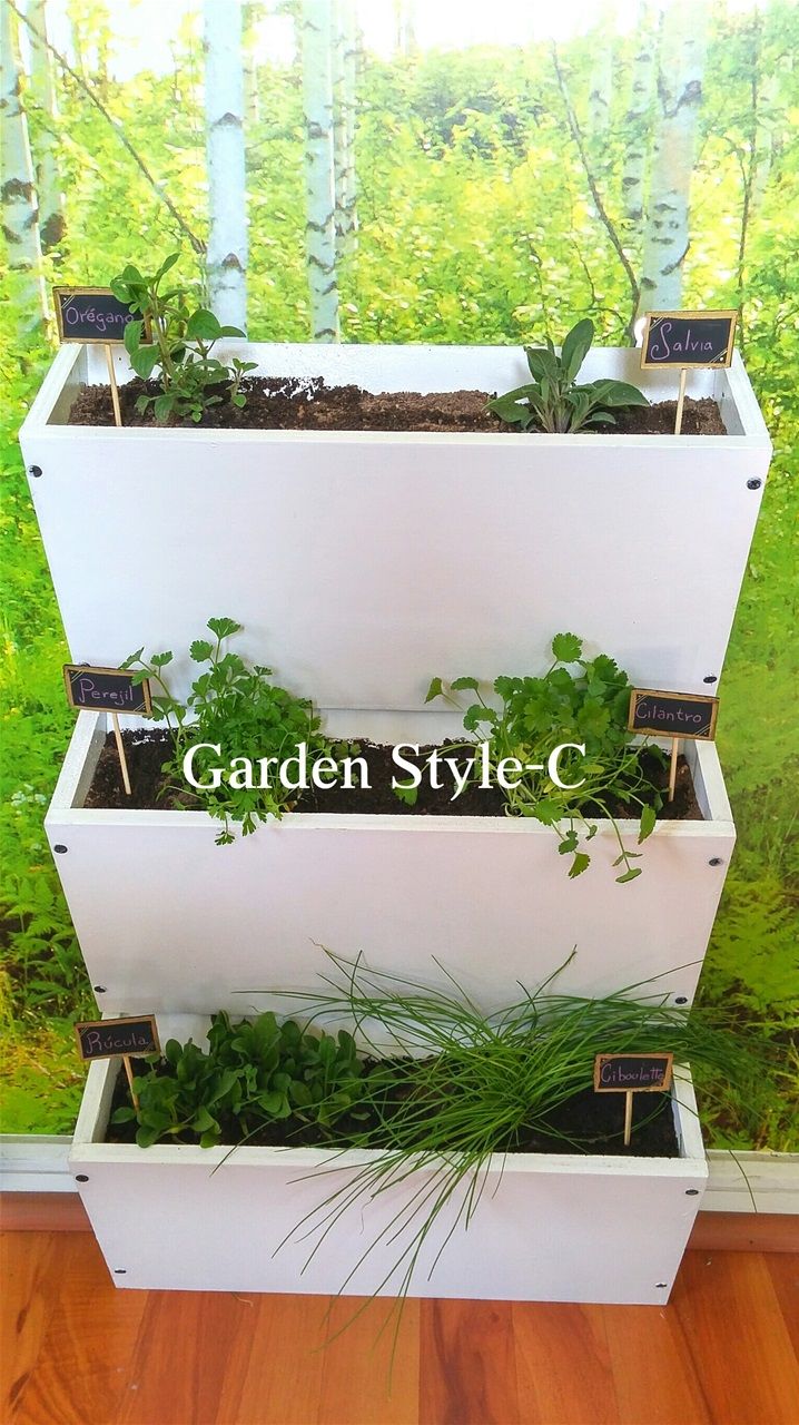 Huerto Vertical BLANCO de 3 Bandejas (6 plantas a elección) Instalacion GRATIS en RM, medidas 65cm de alto x 40cm de ancho. Valor $60Mil. Contacto +56999390065