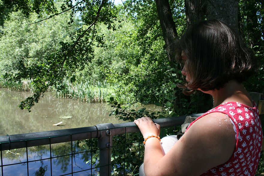 me at the Round Pond which we always called the 'Duck Pond' when we were kids...