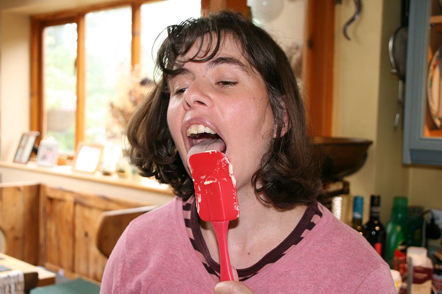 and I get to lick the spoon!