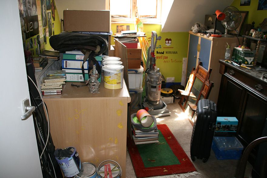 and in Sam's old room, under the window, there's a radiator they need to get to...