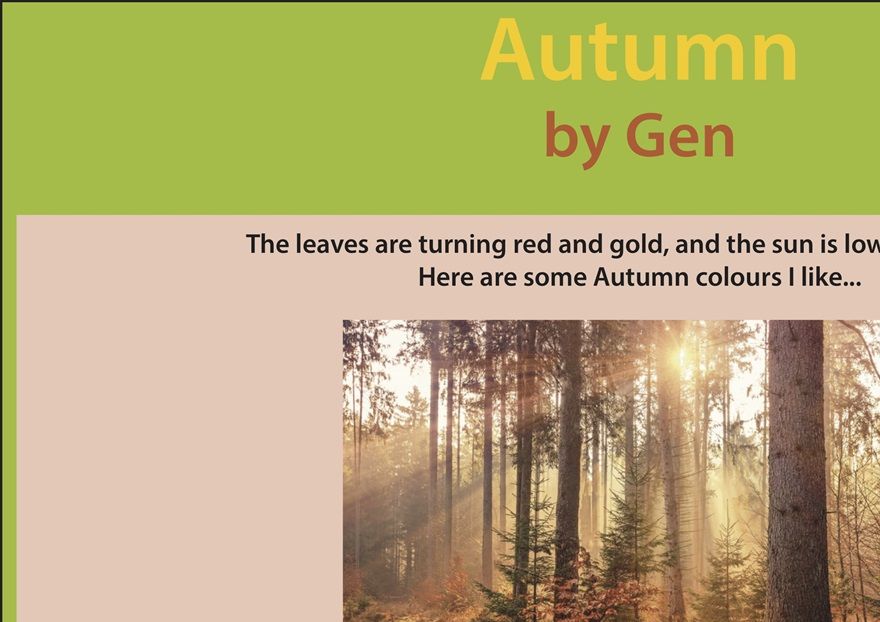 our first 'seasons' poster...