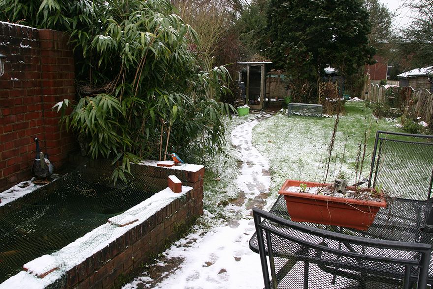 Sunday morning brings a dusting of snow