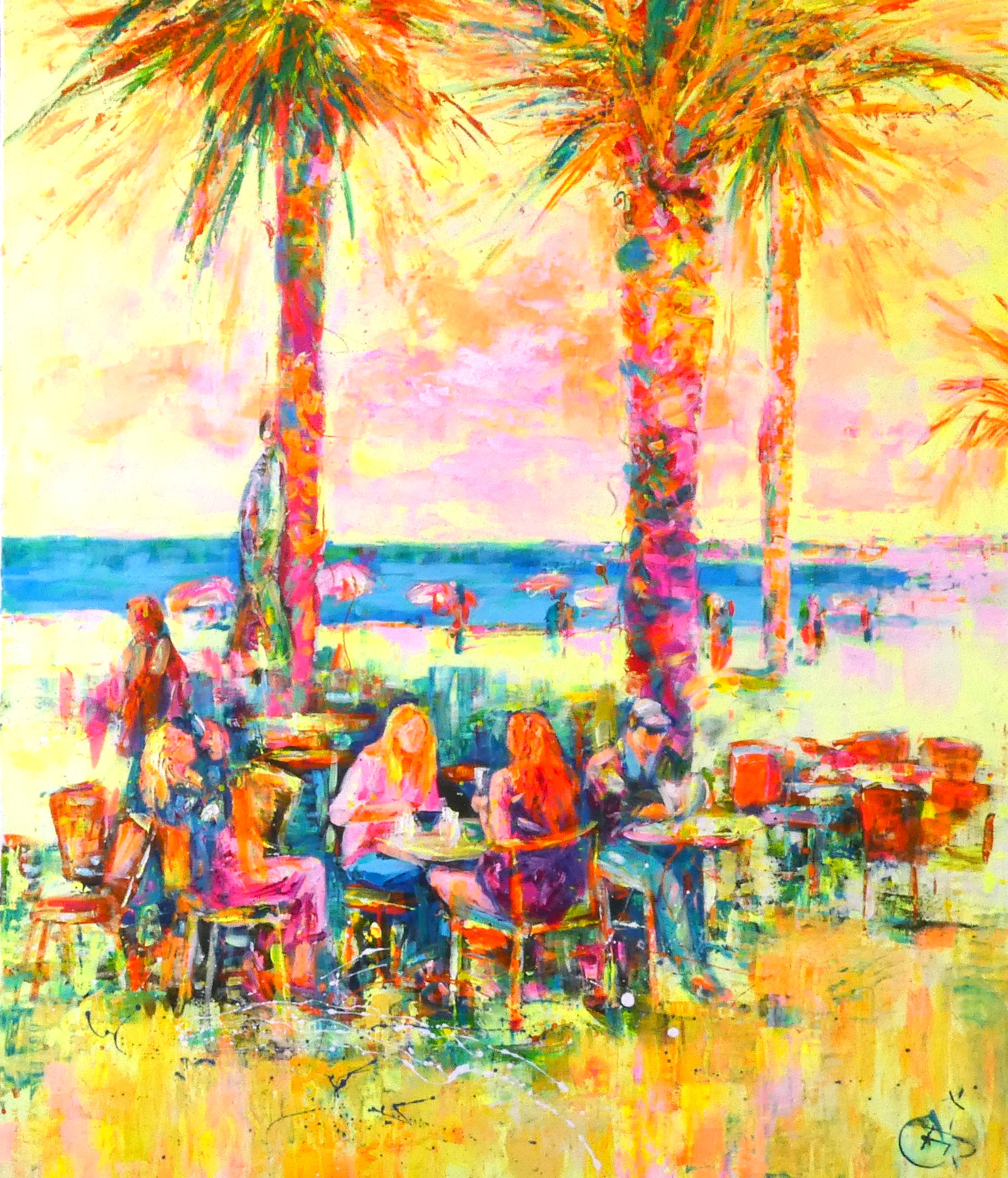Trois copines à la plage